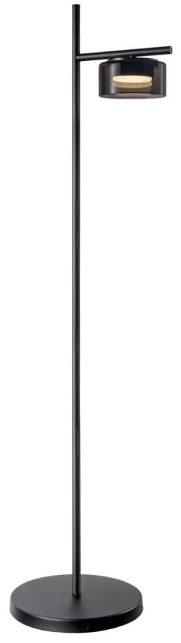 LED állólámpa OFELIA 1xGX53/6W/230V fekete/füstszínű