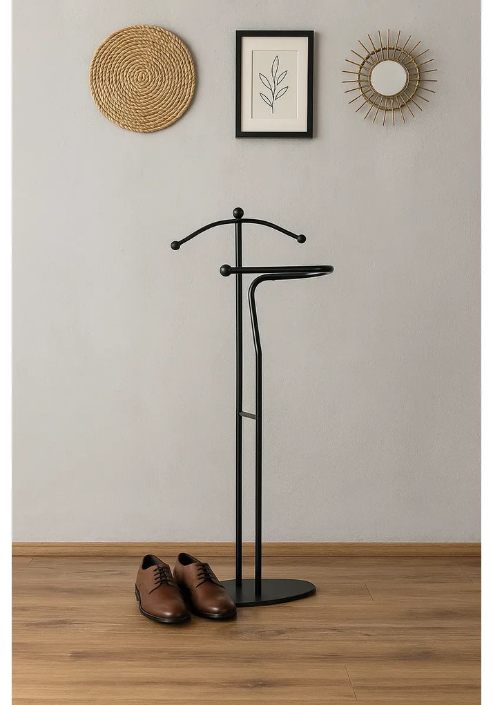 Néma szolga 83213 CRBK, fém, ezüst