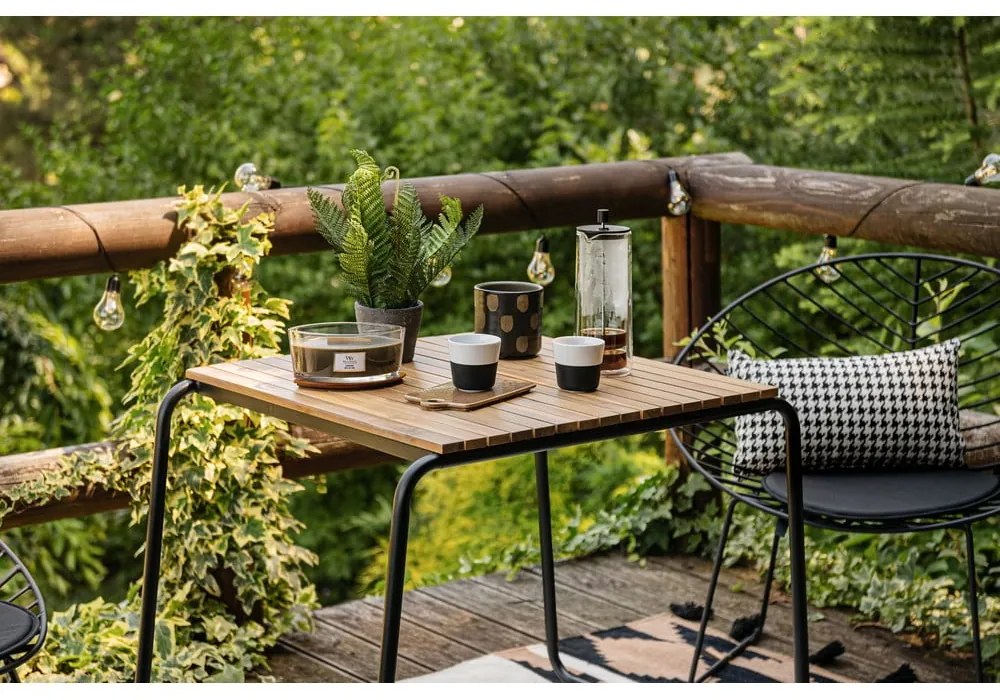 Coco 2 db fekete kerti szék - Bonami Selection