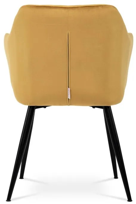 Sárga Bársony Étkezőszék. PIKA YEL4