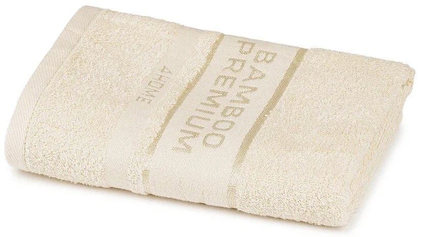 4Home Törölköző Bamboo Premium bézs színű, 50 x 100 cm
