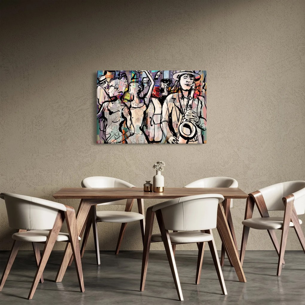 Kép - Jazz éjszaka (90x60 cm)