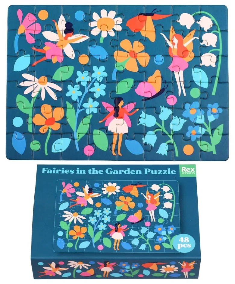 Puzzle (darabszám 48) Fairies in the Garden – Rex London