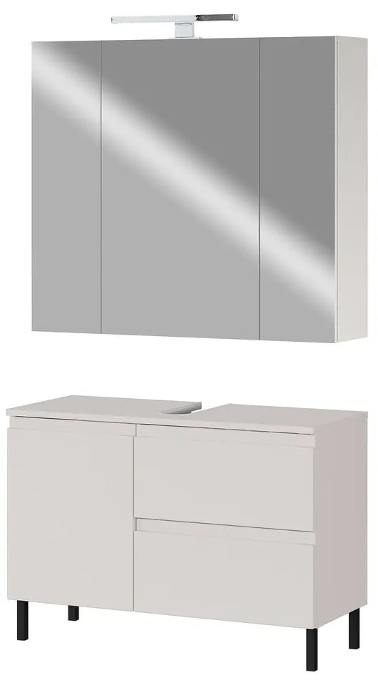 Krémszínű fürdőszoba bútor szett Salinas – Germania