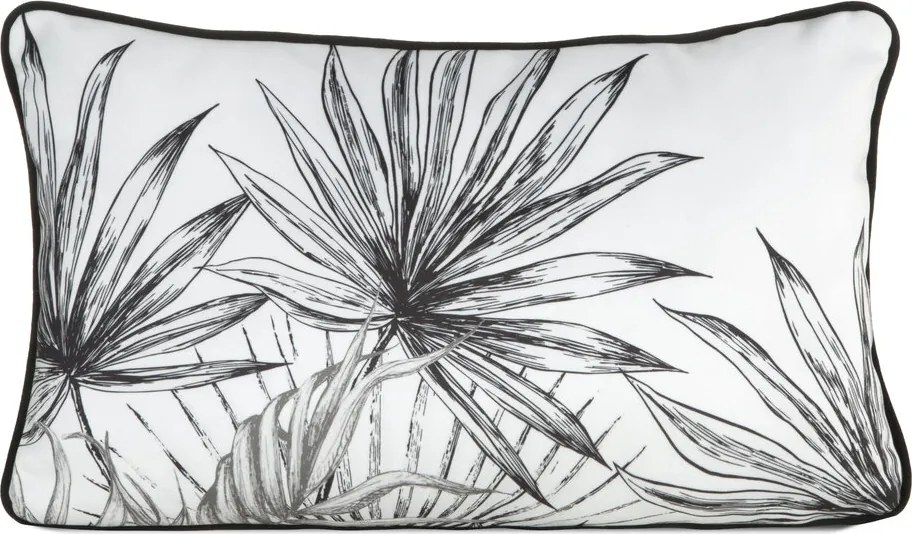 Paloma díszpárnahuzat töltettel 45x30 Eurofirany fehér fekete