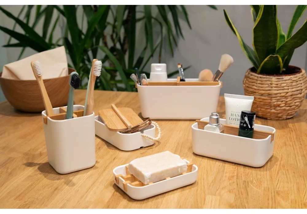 Ecologic fehér fürdőszobai rendszerező, 8,4 x 7,8 cm - Compactor