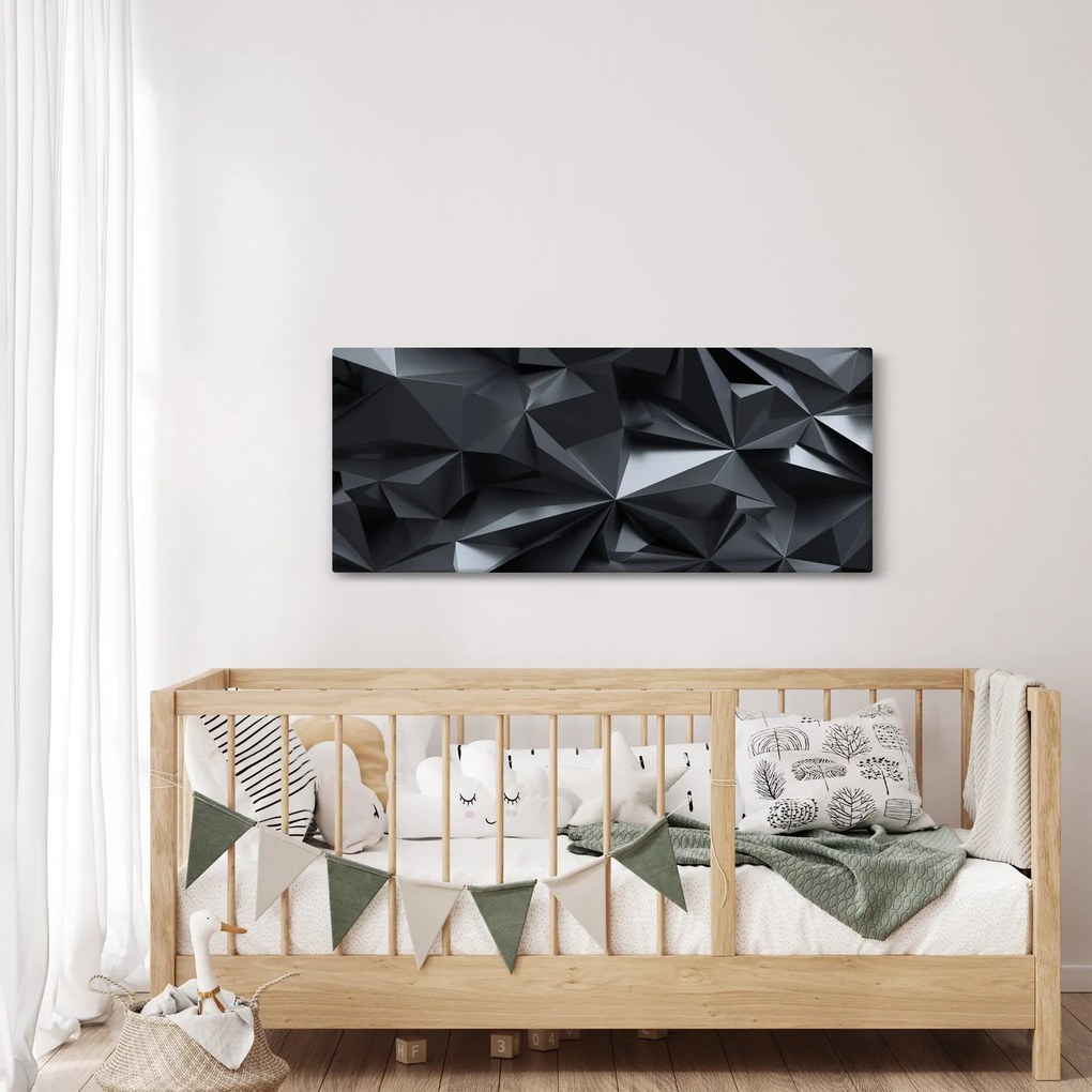 Kép - Geometriai absztrakció (120x50 cm)