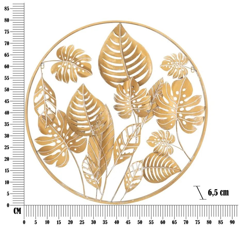 Fém fali dekoráció Jungle - Mauro Ferretti