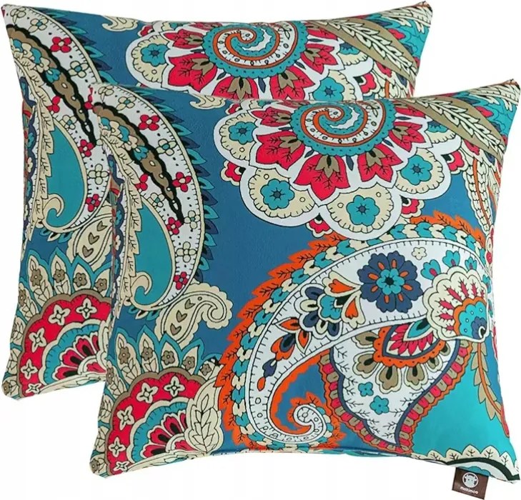 2x párnahuzat 45x45 cm Makimoo mikroszálas színes funky