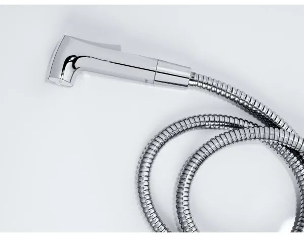 WENKO 23999100 - Bidé szett víztakarékos rendszer 12x7 cm fényes króm/ezüst