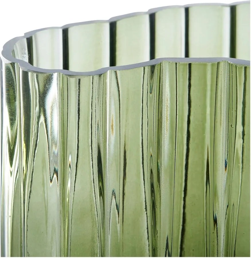 Zöld üveg váza (magasság 26,5 cm) – House Nordic