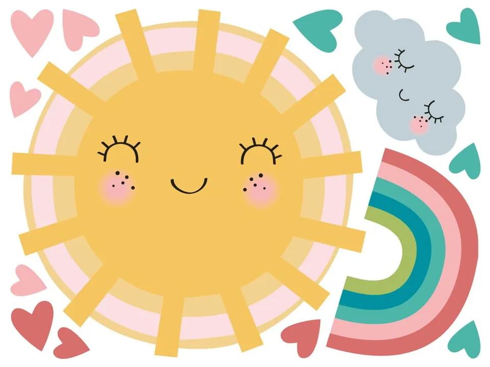 Sun, Clound and Rainbow gyerek falmatrica szett - Ambiance