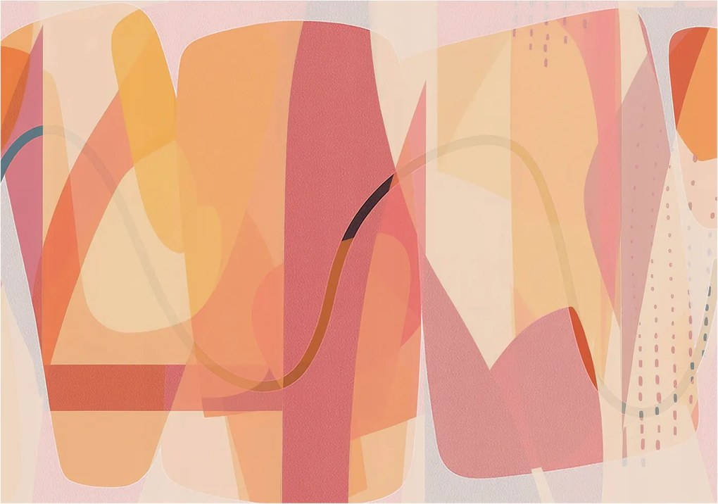 Fotótapéta Flizelina Dekoratív az irodába Színes absztrakt 312x219 Ragasztó