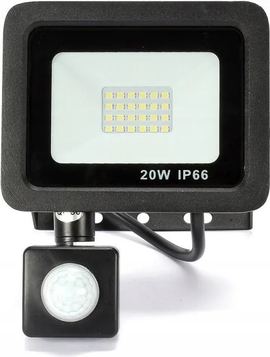DOMENOLED 22 HALOGEN Kültéri Reflektor Fekete LED IP65