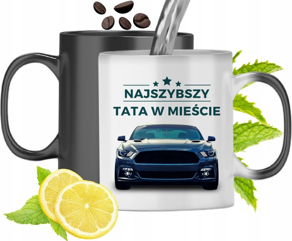 Mágikus Bögre Apukáknak Színváltós Nyomtatott Fotóval