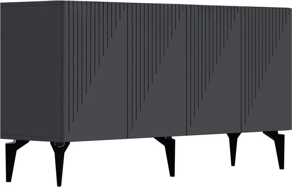 Batum komód, antracit, 150 cm