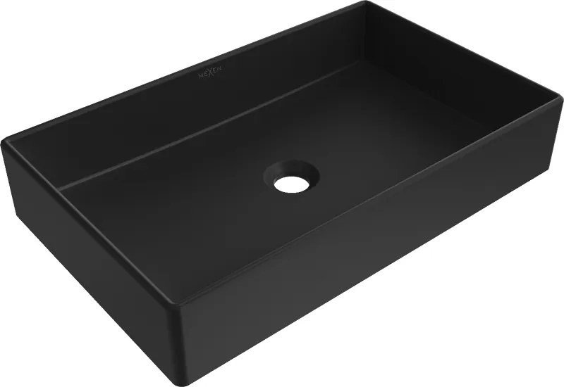 Mexen Goya asztali mosdókagyló 60 x 37 cm, fekete matt- 22186085