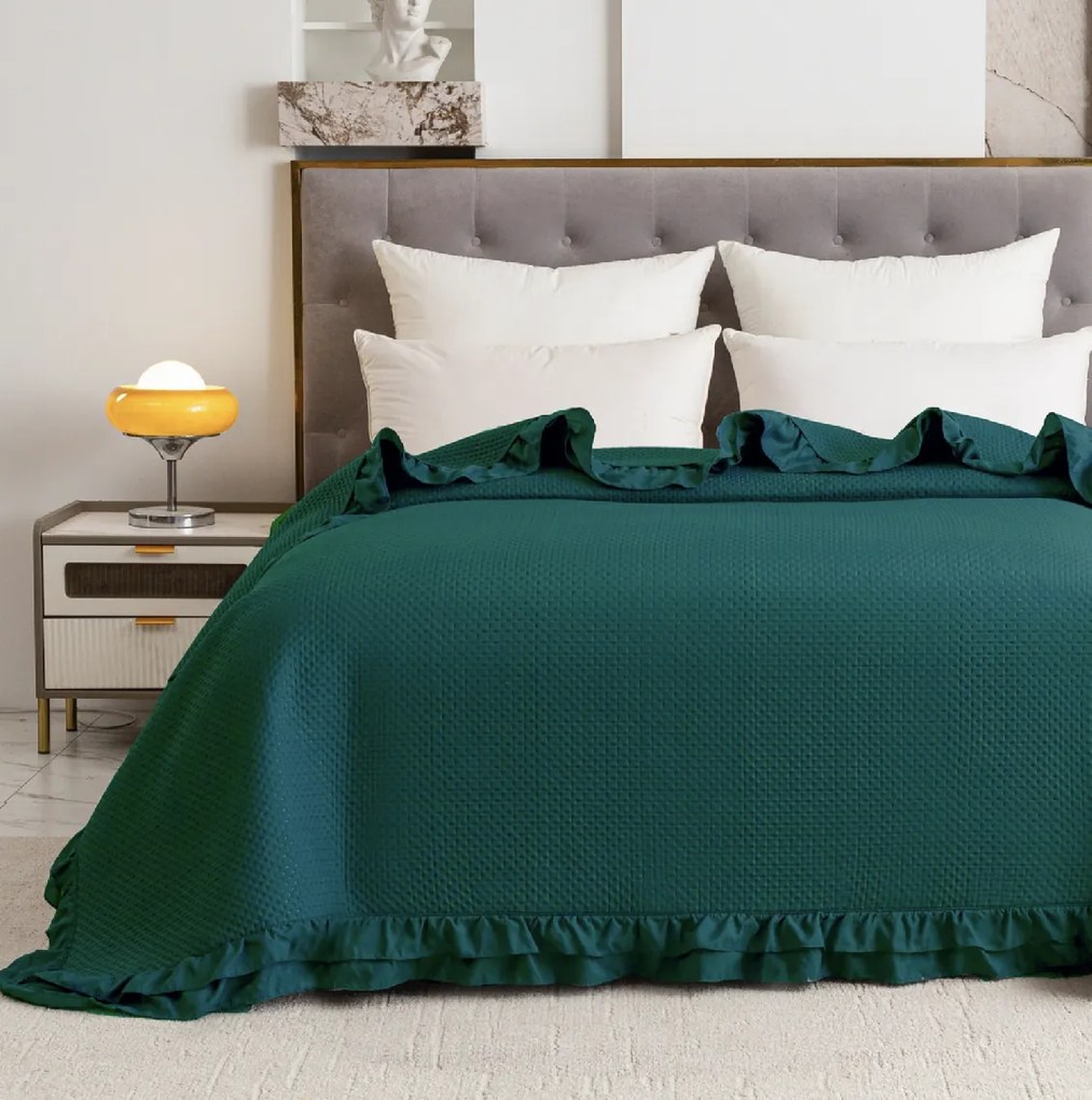 Ágytakaró MONTEGO, petrolkék Méret: 220 x 240 cm