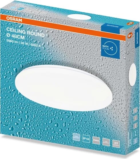 Osram - LED fürdőszobai mennyezeti lámpatest CEILING ROUND LED/36W/230V átm. 48 cm IP44 fehér