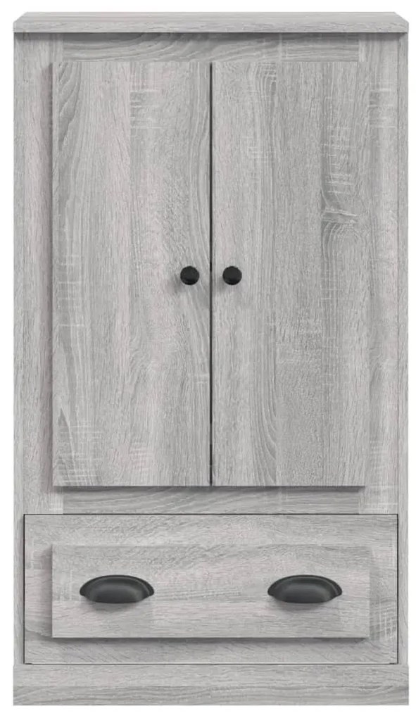 szürke sonoma szerelt fa magasszekrény 60x35,5x103,5 cm