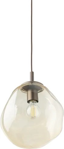 BRILAGI - VULCANO kábellel függőlámpa 1xE27/15W/230V átm. 25 cm bronz/füstös bézs