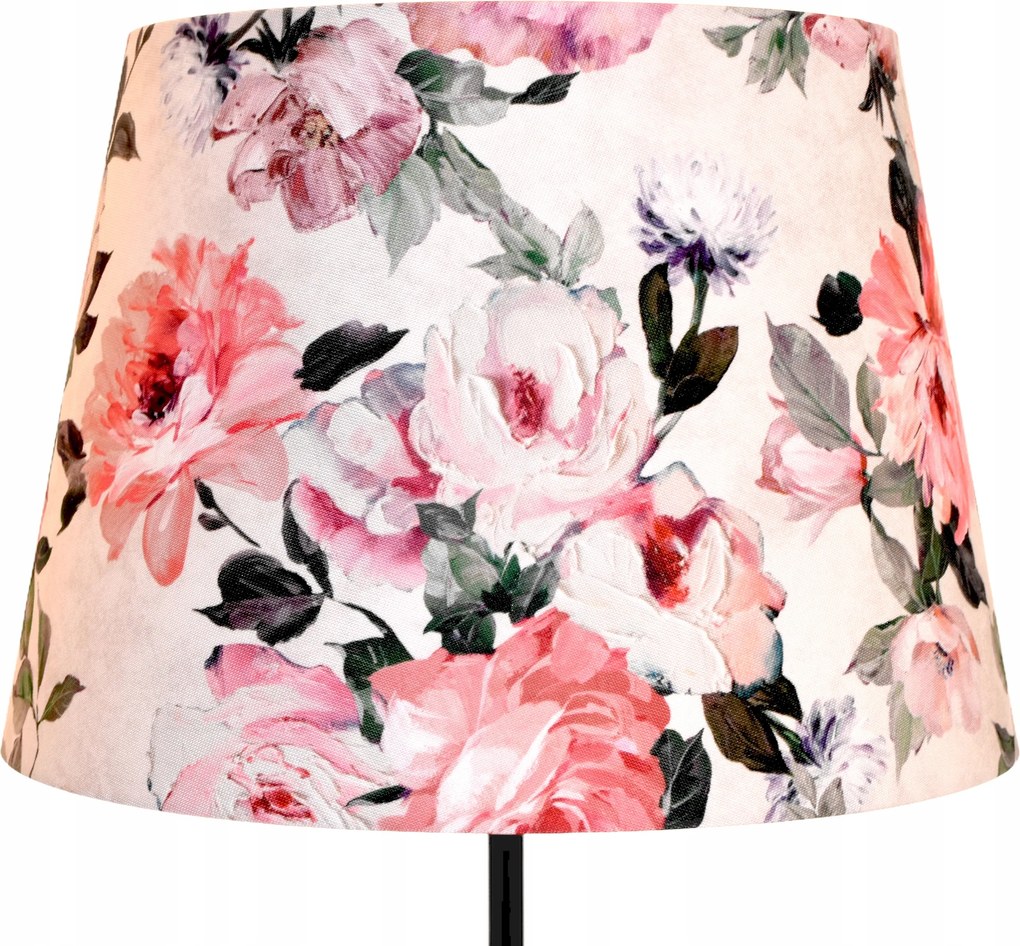 Lámpabúra Kúp E27 Virágok 34x44 H29 Primavera