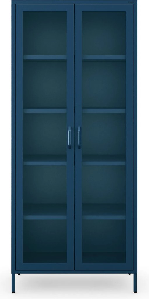 ANGELO vitrin, 800 x 1850 x 450 mm, Modern: gránátszín