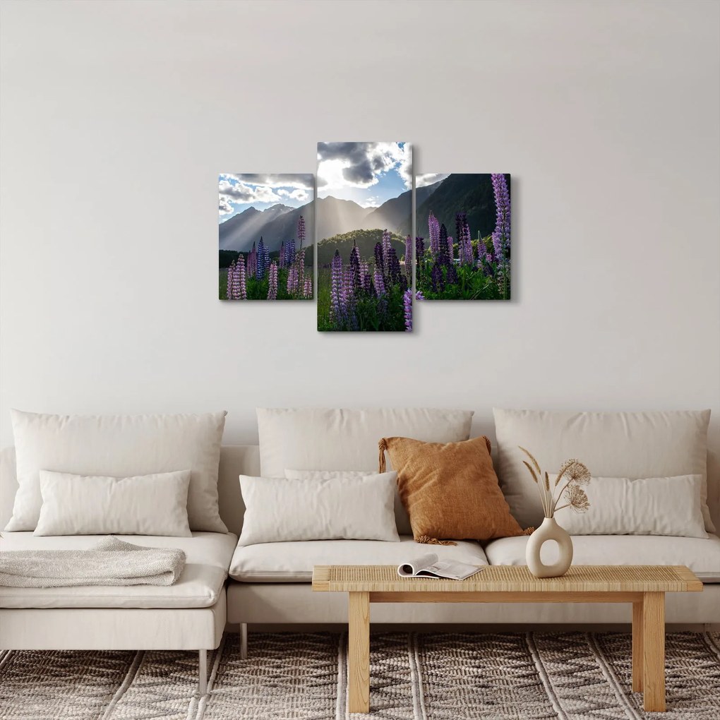 Kép - Csillagfürt táj (90x60 cm)