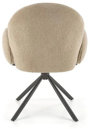 K498 forgatható étkezőszék bézs