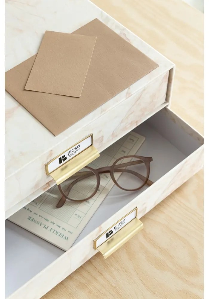 Karton fiókos rendszerező Birger Paper Laminate – Bigso