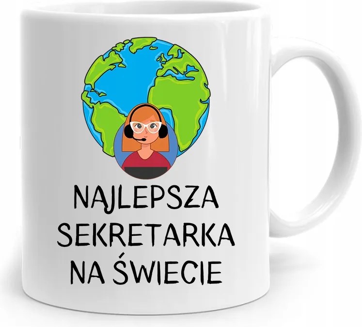 Bögre Ajándék Titkárnőnek A Világ Legjobbja fényképes nyomattal