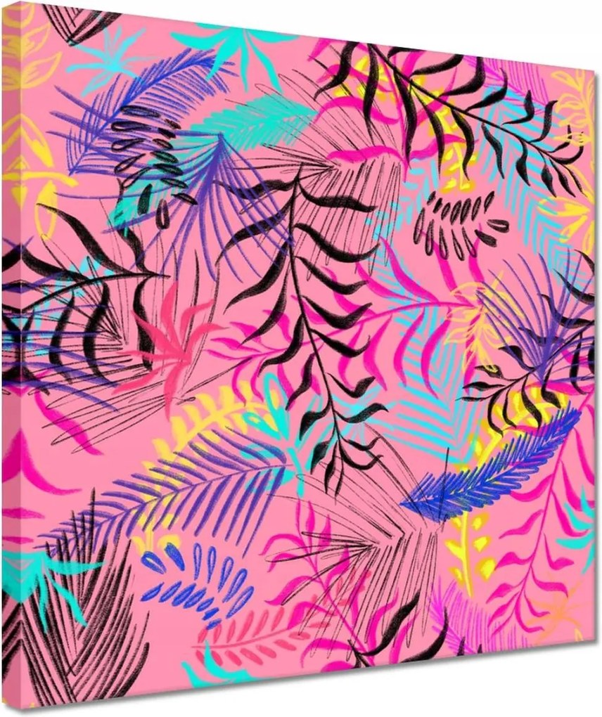 Vászonkép 30x30 Rózsaszín kompozíció Virágok