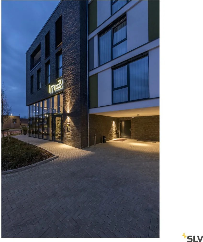 SLV 234505 THEO Modern Kültéri Fali Lámpa Antracit LED IP44