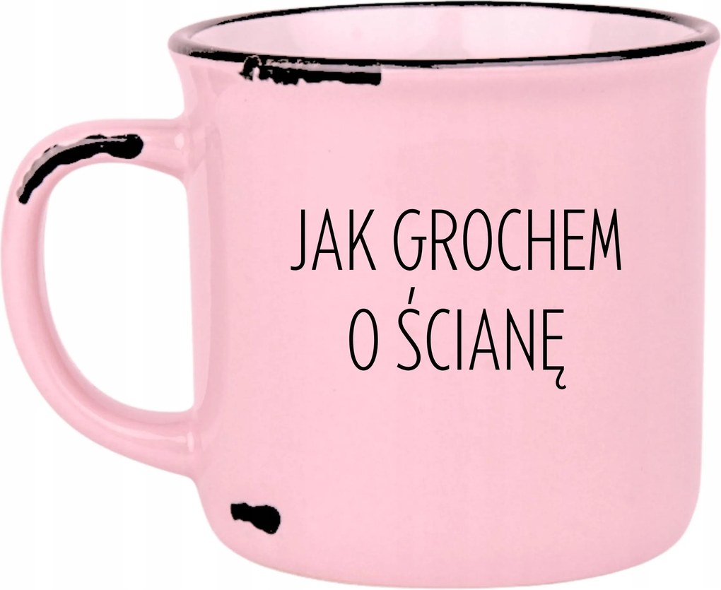 Bögre Rózsaszín Retro Ajándék Vicces Anyák Napja Borsó A Falon