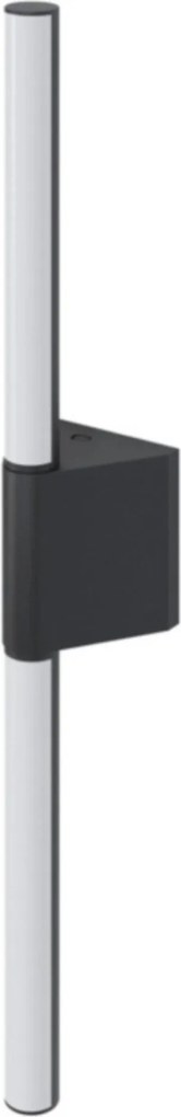 LED-es fali lámpa Kerti Beltéri Tükör Fekete