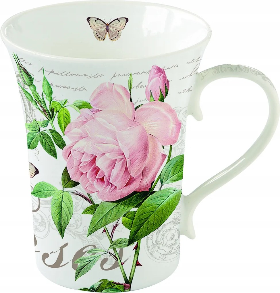 Porcelán Bögre Dobozban Nosztalgia Rózsa R2S