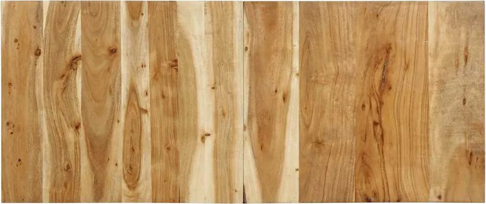 vidaXL fejtámla 120 cm tömör fa akácfa