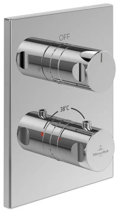 Villeroy & Boch TVD00065300061 - Termosztátos zuhanycsaptelep, fényes króm