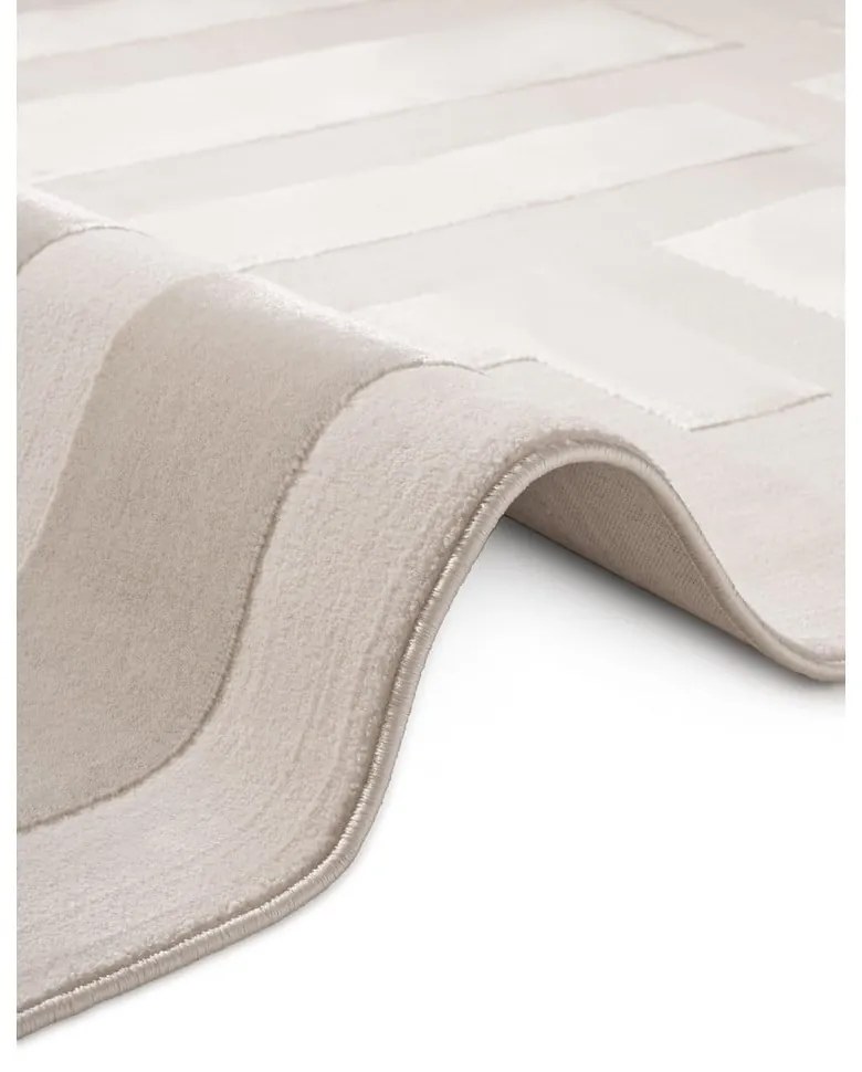 Szürke-krémszínű szőnyeg 120x170 cm Perles Onyx – Elle Decoration