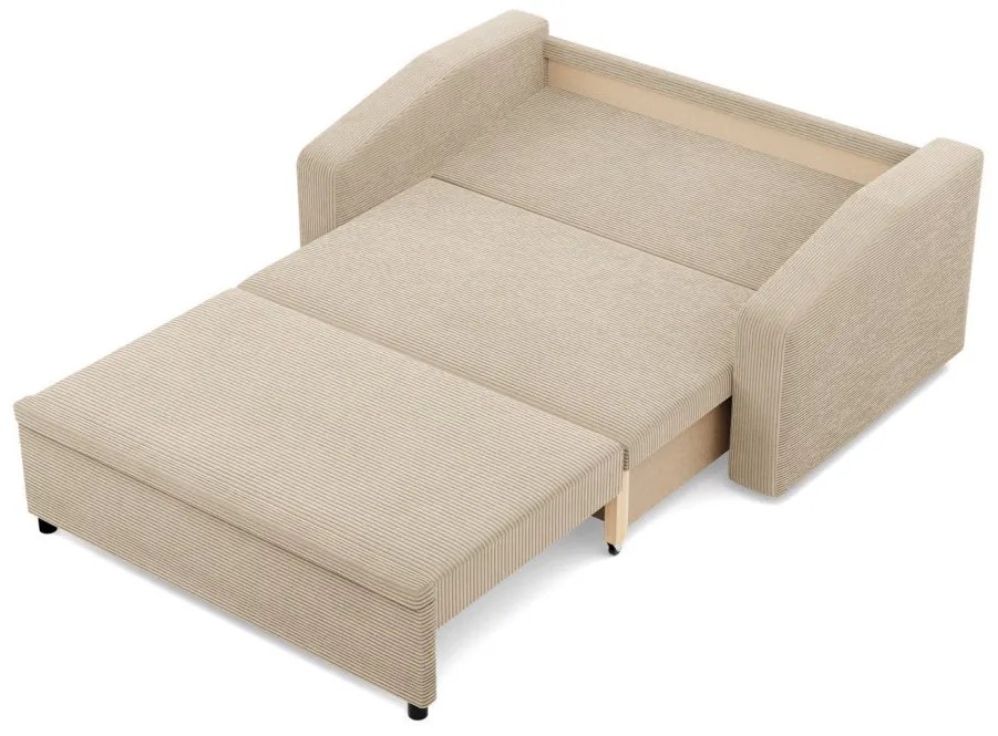 Zeus kanapé, kordbársony, hab töltet, döntött kartámasz, bézs