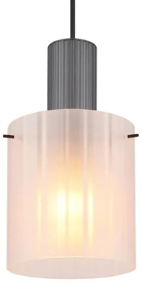 Globo 15904HF - Csillár zsinóron TULIVAR 1xE27/40W/230V átm. 18 cm fehér