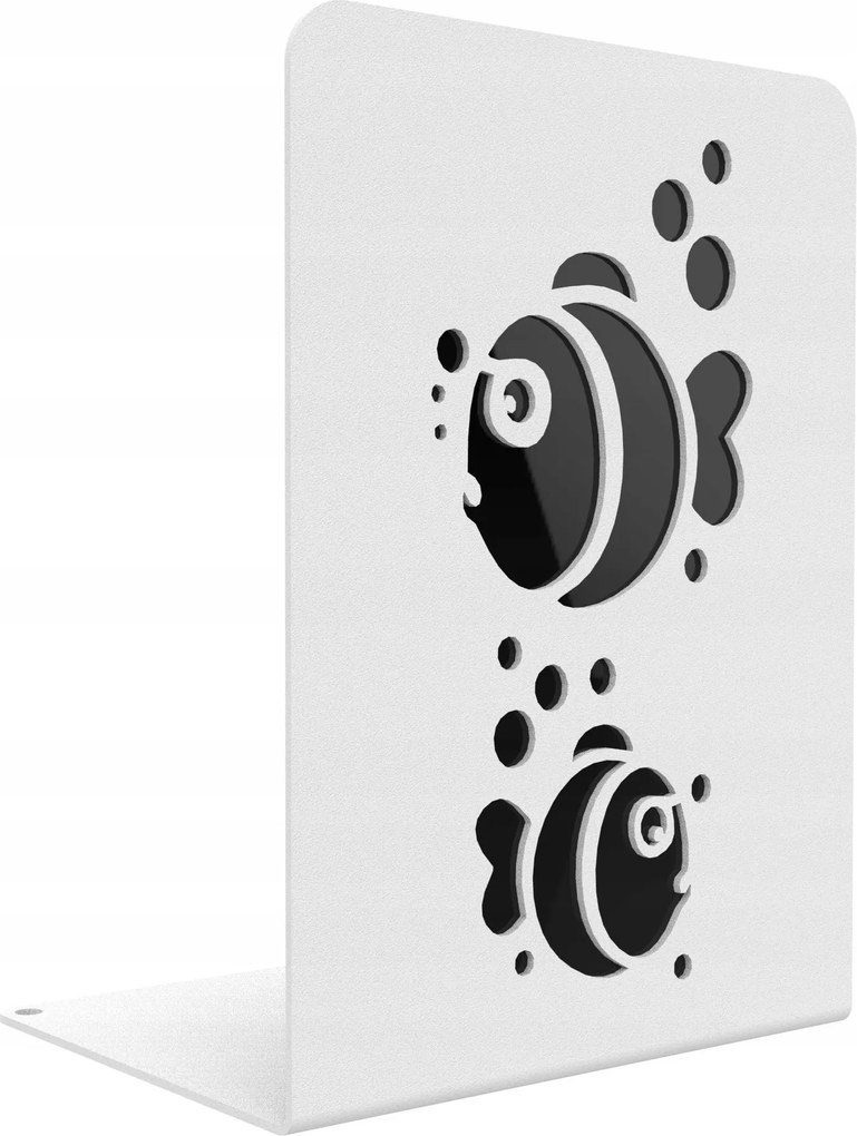 Könyvtámasz Halak fehér