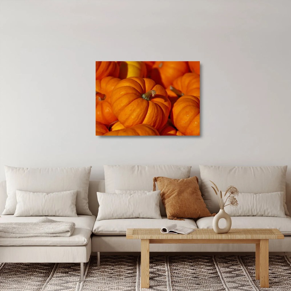 Üveg kép - Nagyszerű sütőtök (70x50 cm)