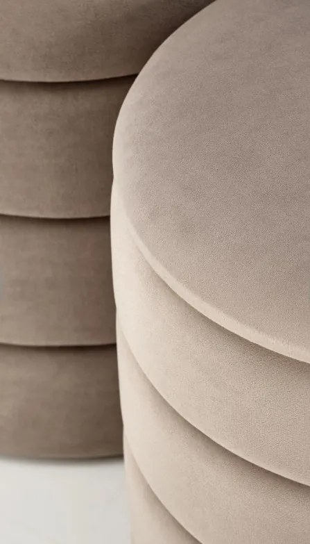 Pacho puff szett bézs