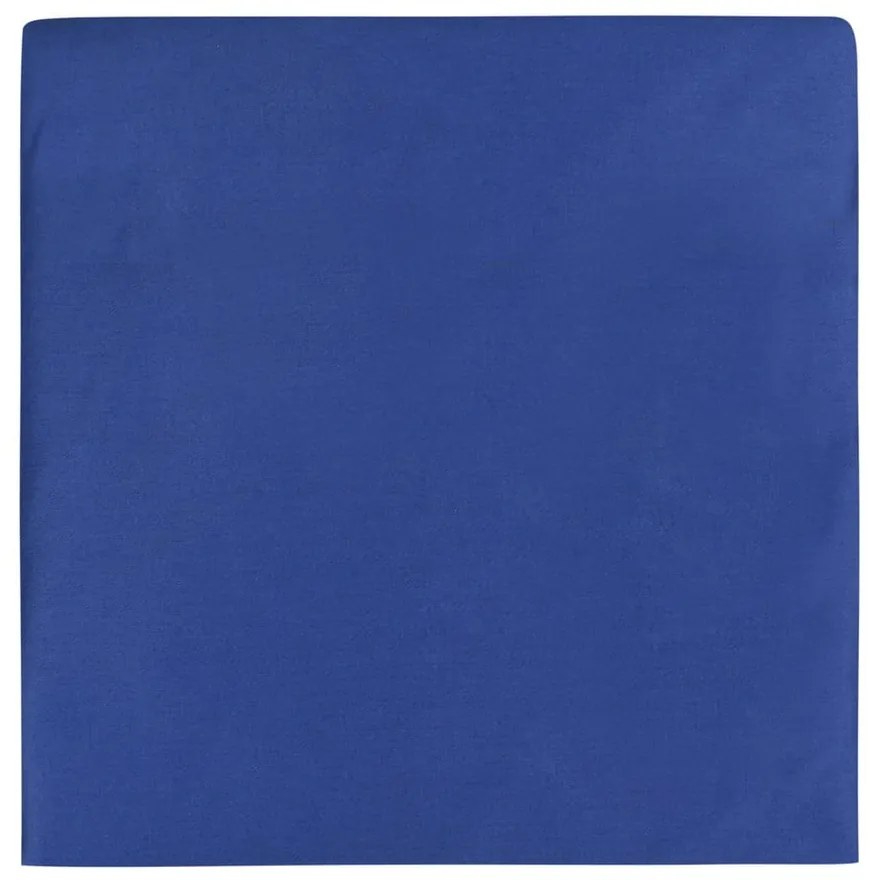 Sötétkék egyszemélyes pamut-szatén ágyneműhuzat 140x200 cm – Mijolnir