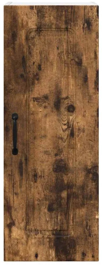 Fali konyhaszekrény 2 pcs Füstölt tölgy 30 x 31 x 80 cm Faanyag