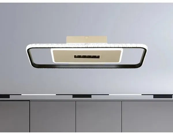 LED Dimmelhető lámpa LED/75W/230V 3000-6500K fehér/fekete + távirányítás