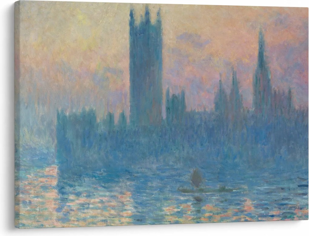 Kép - Claude Monet, The Houses of Parliament, Sunset, reprodukciók (70x50 cm)