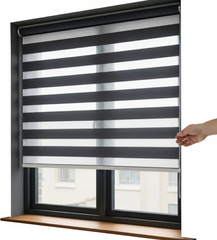 Fali Redőny 25 mm Éjjel-nappal Lux ablakredőny 100x240 cm-es méretben