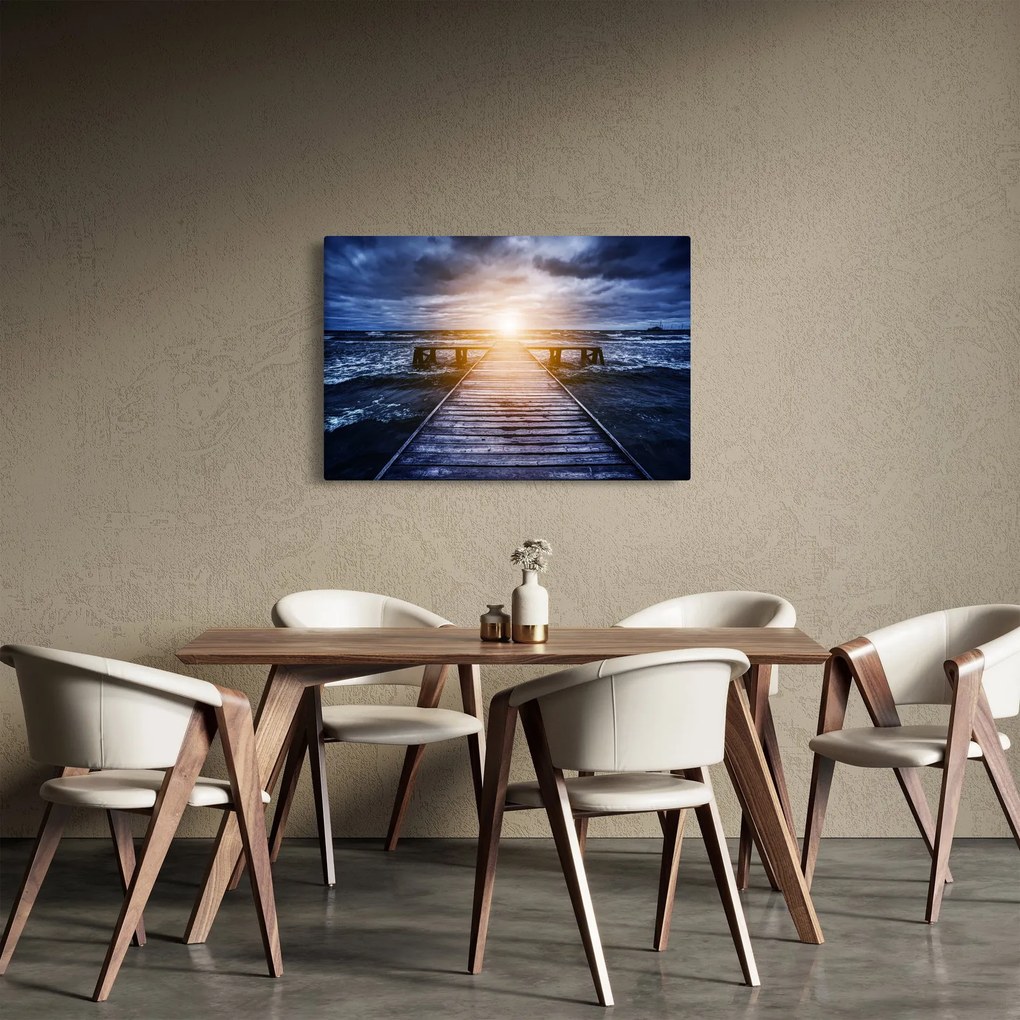 A móló képe nappal (90x60 cm)